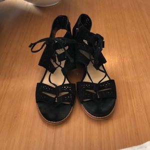 Vince Canuto Black Sandals